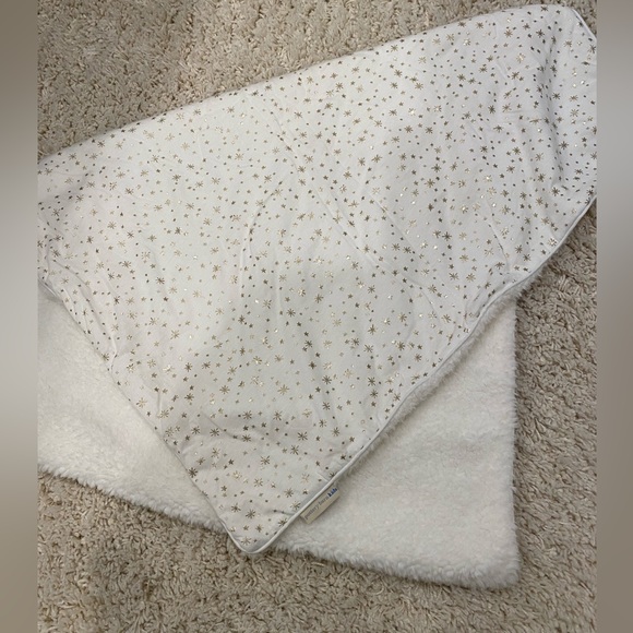 Pottery Barn Kids Other Pottery Barn Metallic Stars Sherpa Baby Blanket Never Used Poshmark